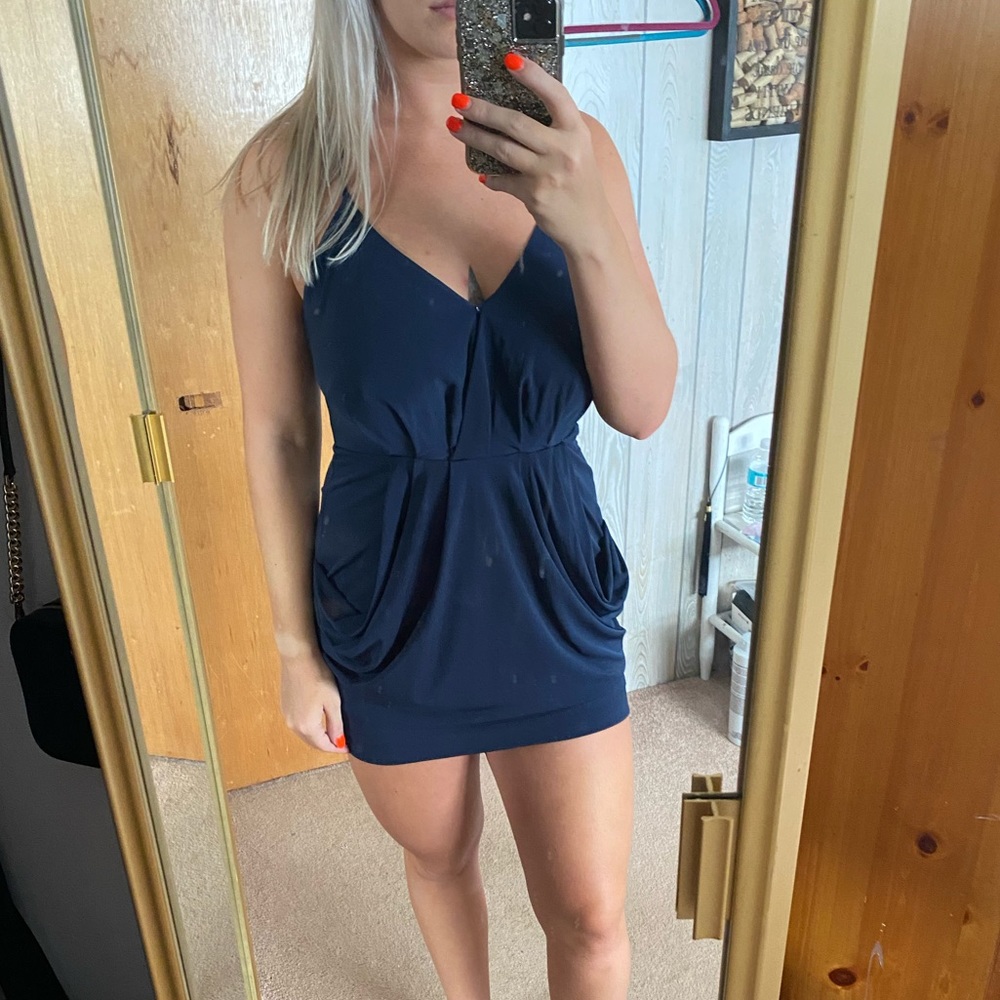 BCBG Navy Dress